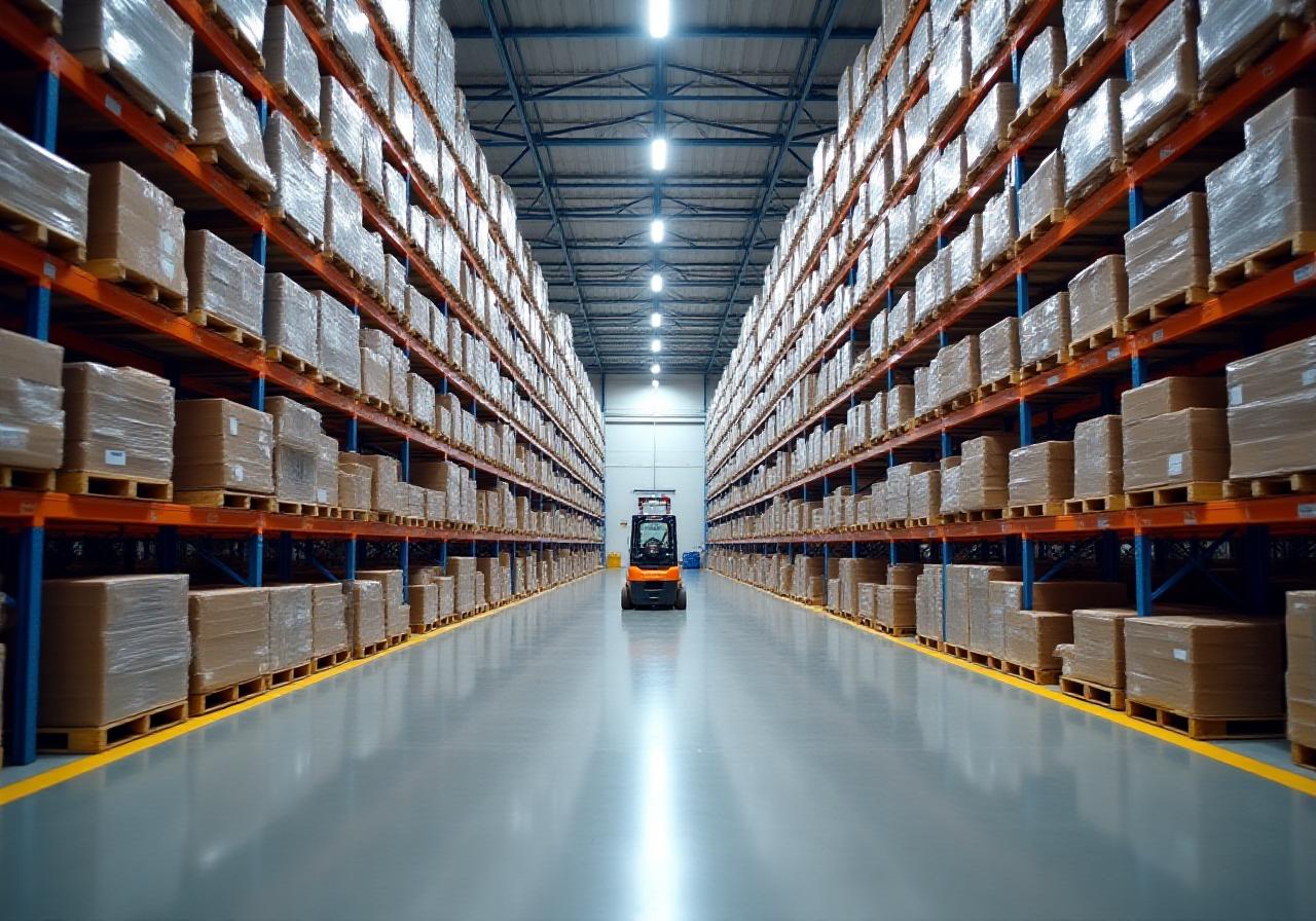 Modern logistics warehouse facility